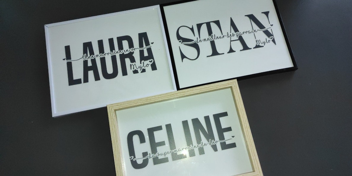 Cadre parrain marraine