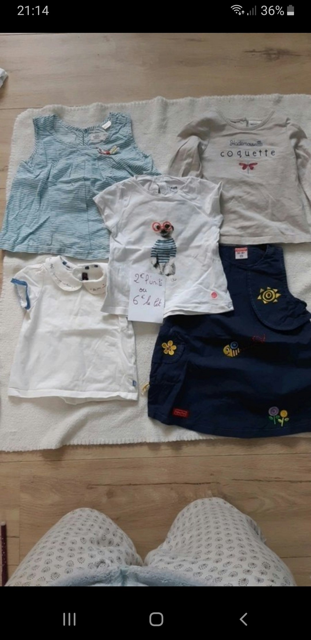 Tee-shirt fille 12 mois