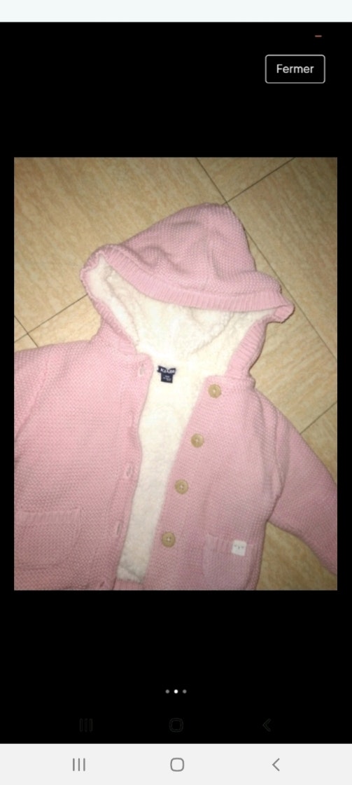 Veste polaire bébé 6 mois - photo numéro 2