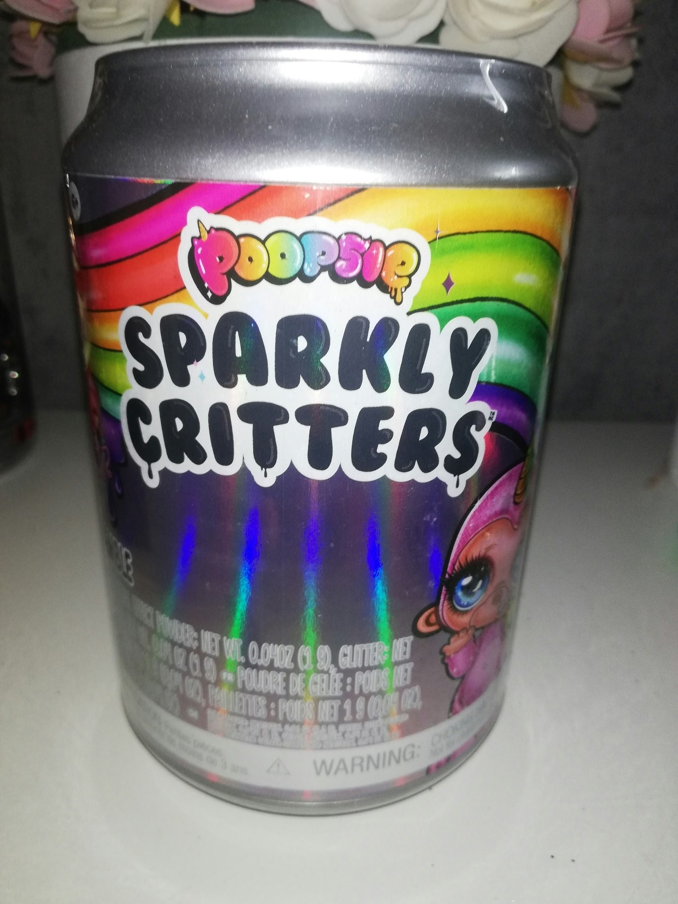 Canette poopsie sparkly critters neuve