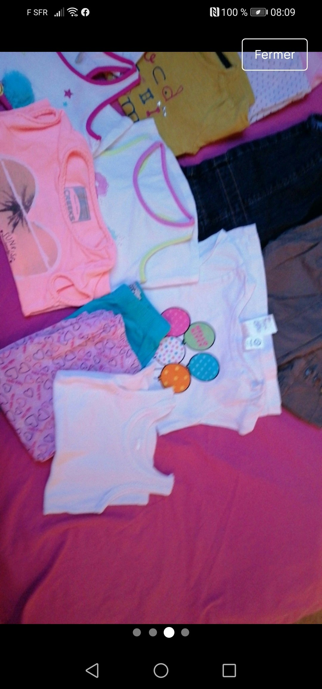 Lot vêtements 4 ans  chaque article peut être vendu séparément