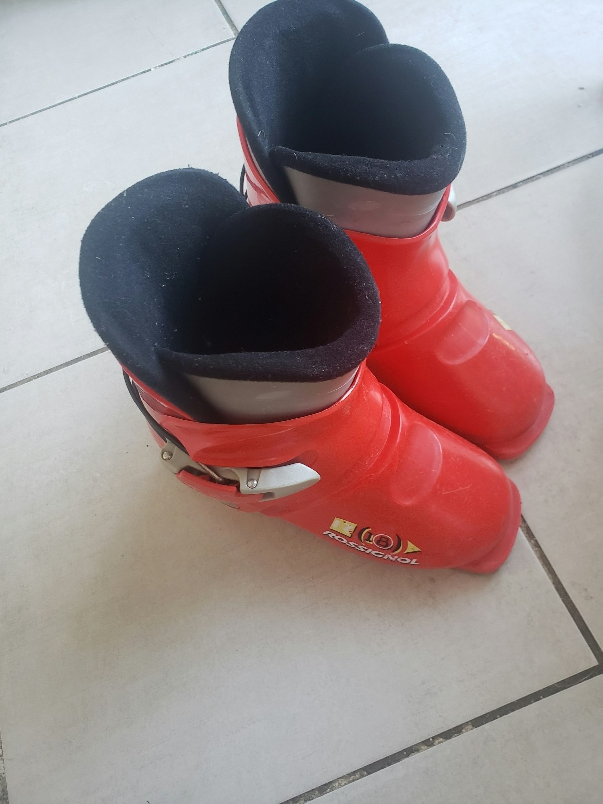 Paire de chaussures ski enfant mixte