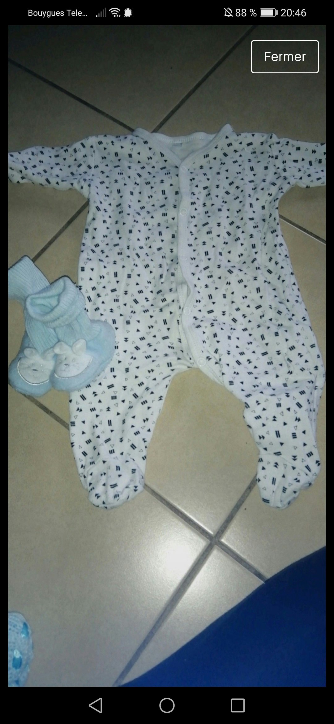 Lot pyjama et chausson