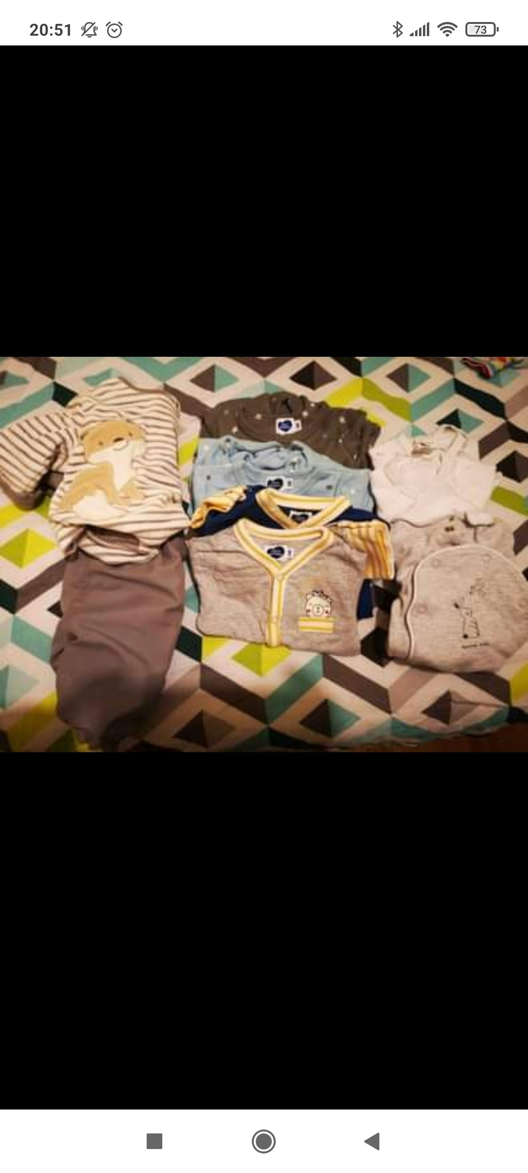 Lot vêtements prématuré et 1mois garçon