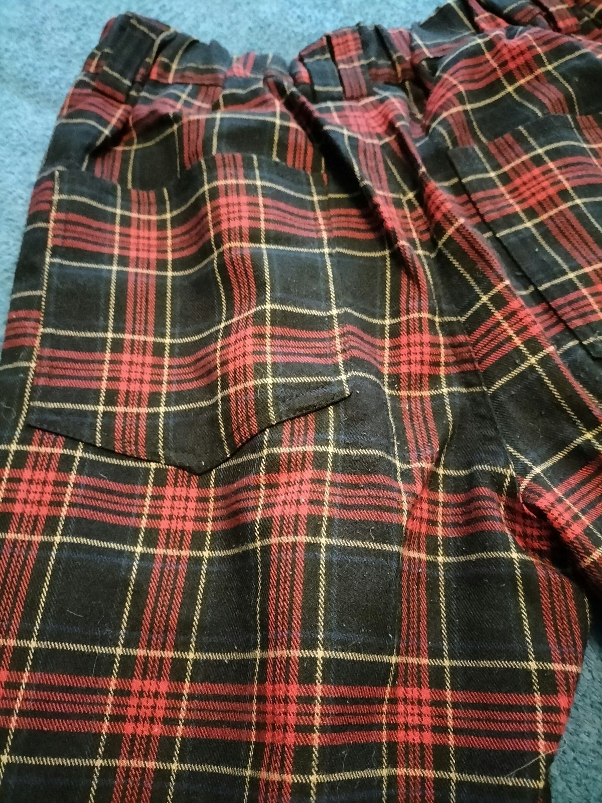 Pantalon à carreaux Jennyfer taille 34 - photo numéro 5