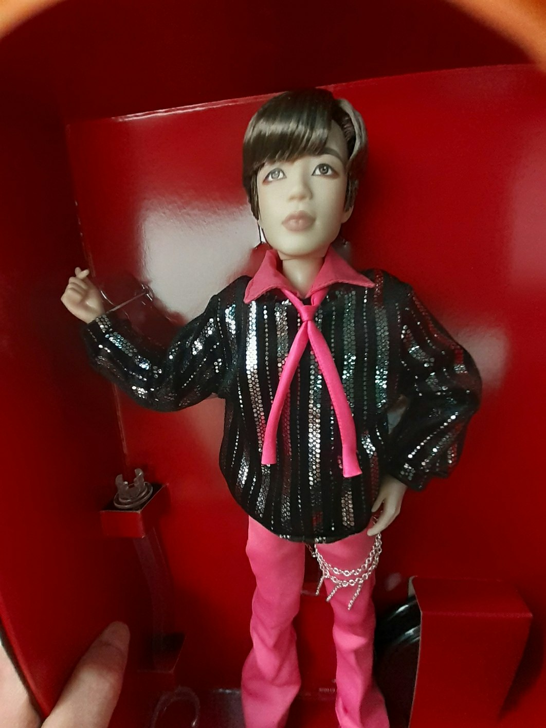 Grande figurine de jimine BTS kpop neuve 30 cm - photo numéro 5