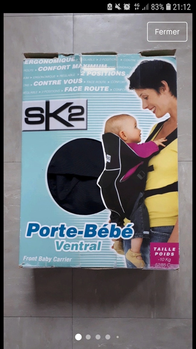 Porte Bebe Ventral Sk2 Beebs Achat Vente Bebe