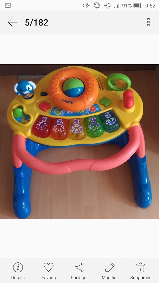 Trotteur Piano Pour Apprendre A Marcher Beebs Achat Vente Bebe Enfant