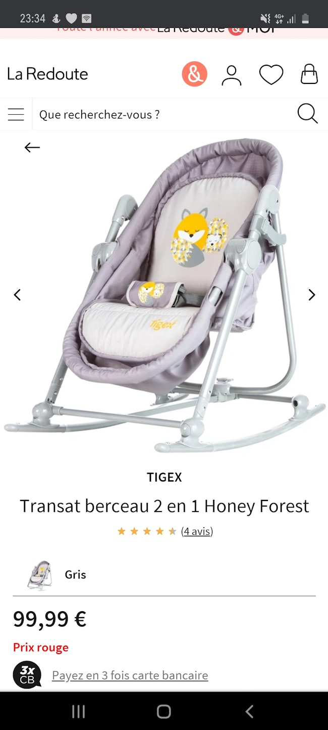 Berceau Transat 2 En 1 Beebs Achat Vente Bebe Enfant