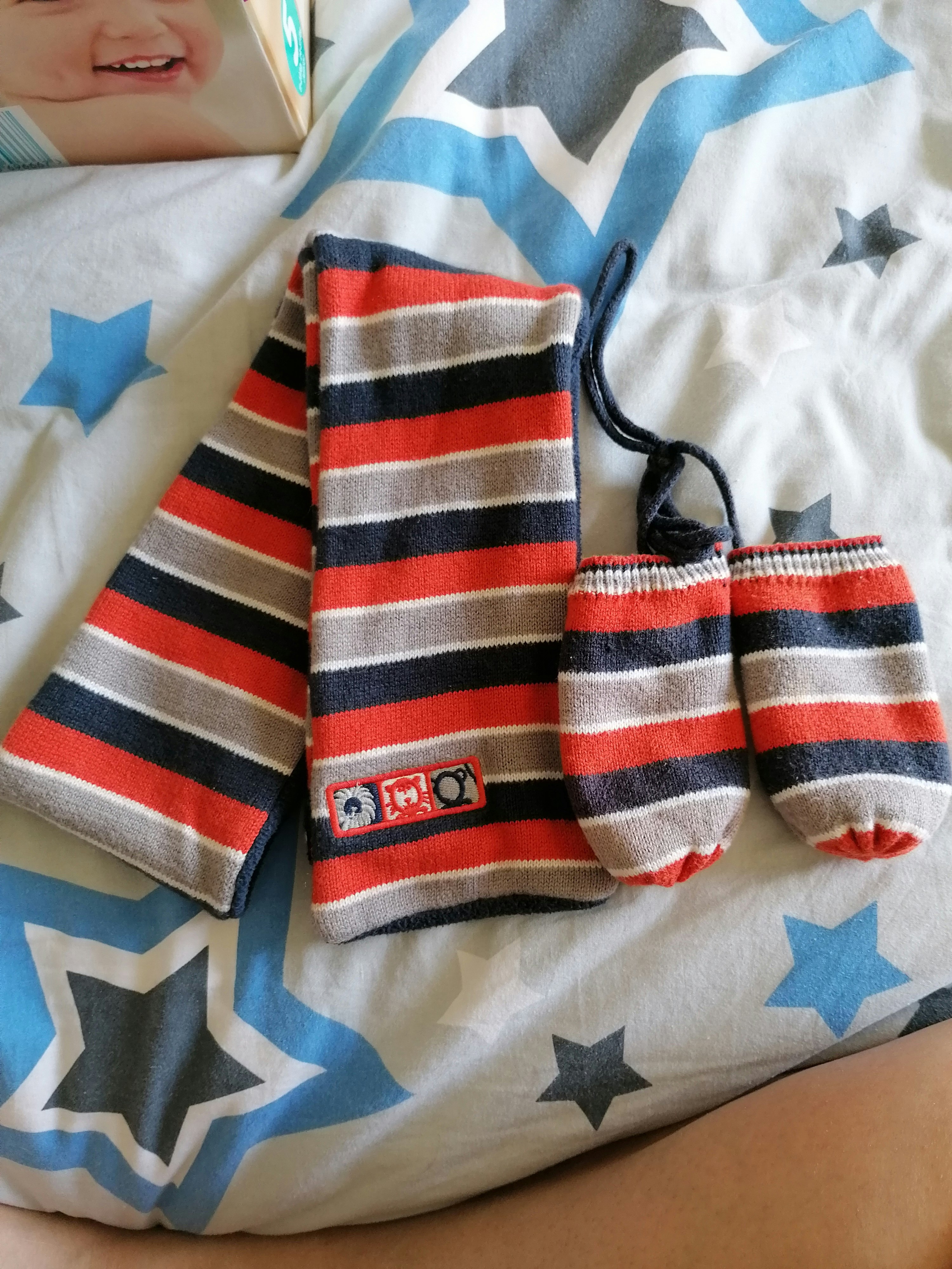 Ensemble echarpe + moufle