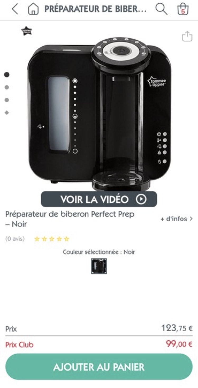 Préparateur de biberon Tommee tippee - photo numéro 2