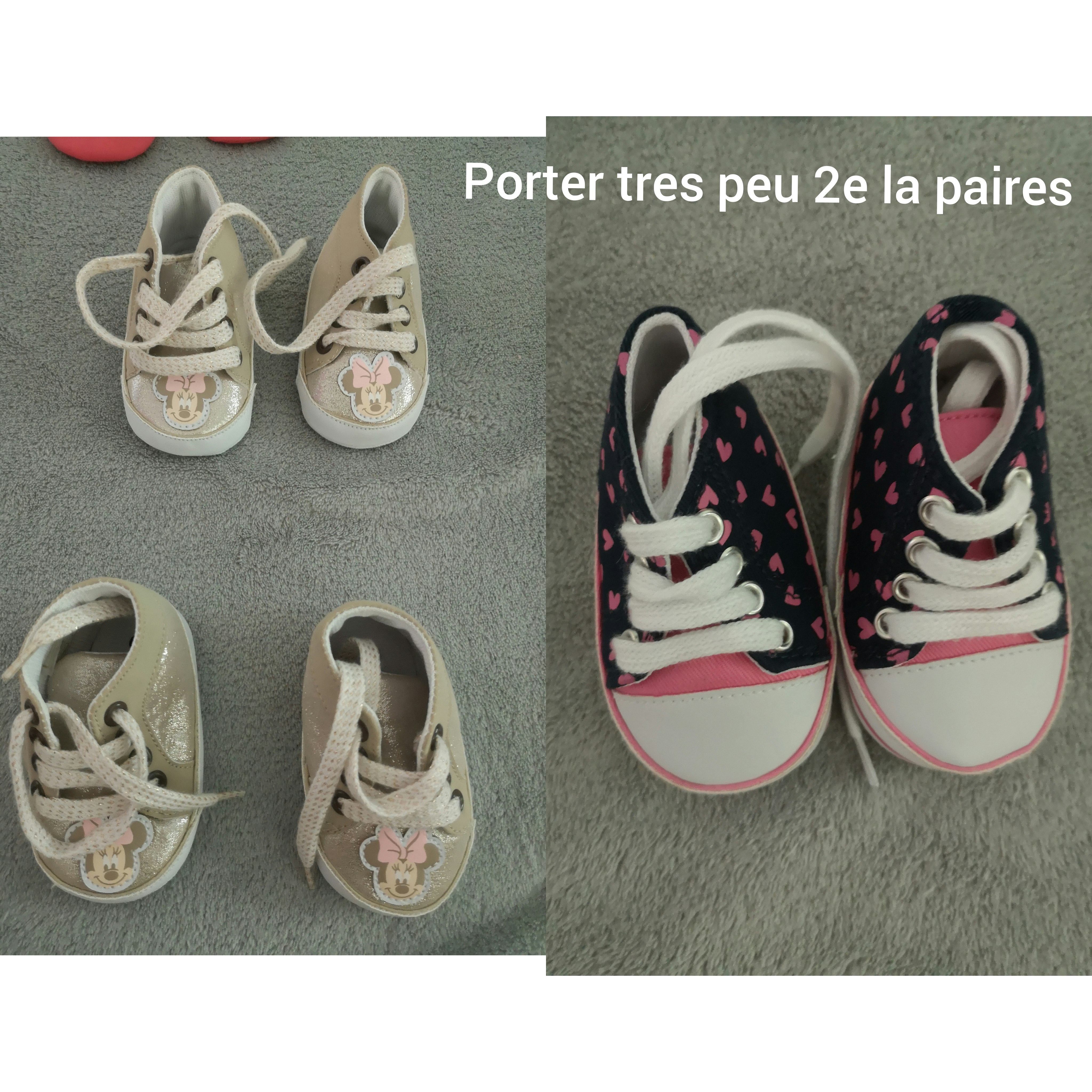 Lot de chaussures 0-6mois