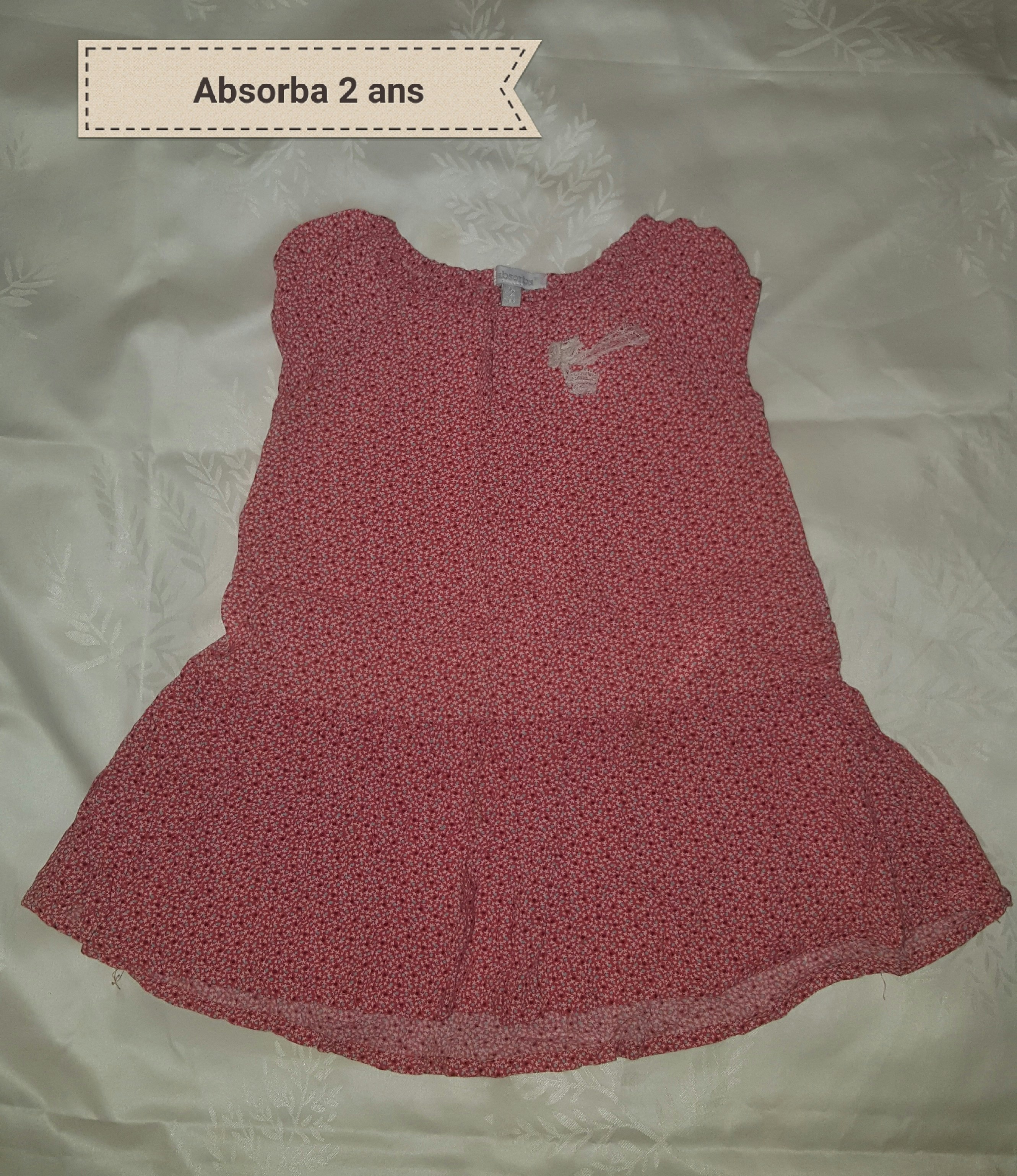 Robe rose légère 2 ans Absorba