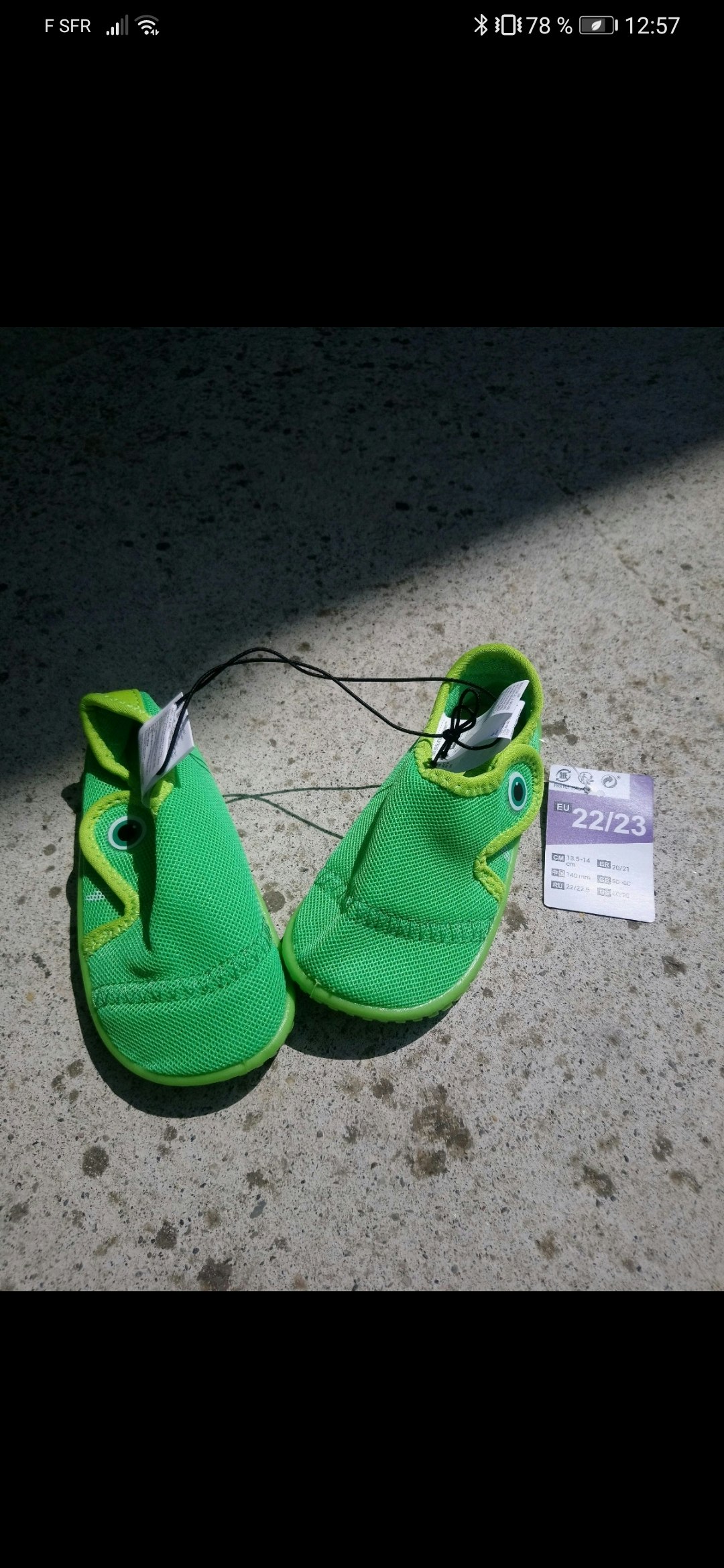 Chaussure aquatique décathlon