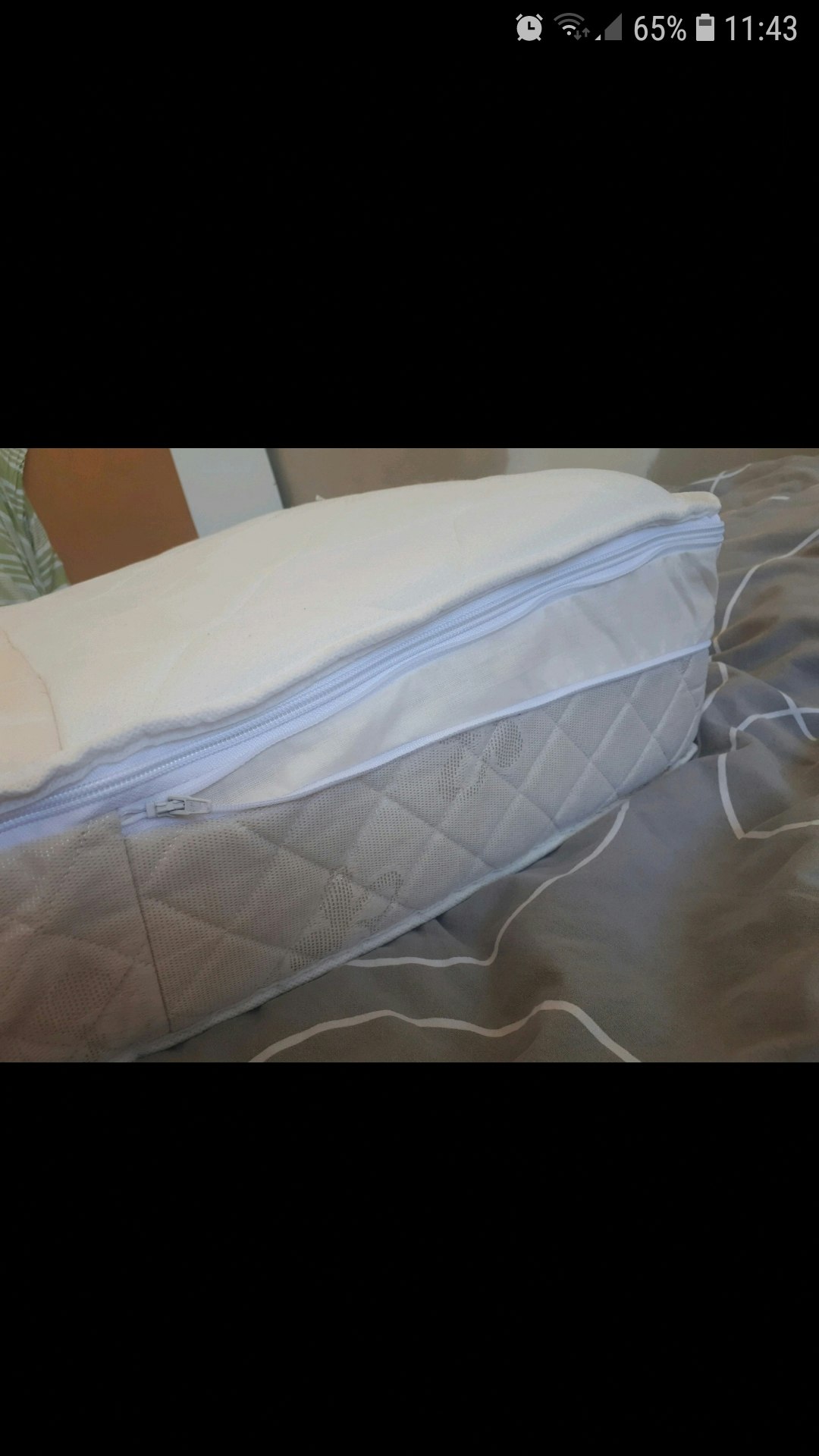 Matelas 60×120×12 cm + plan incliné + cale-bébé - photo numéro 2