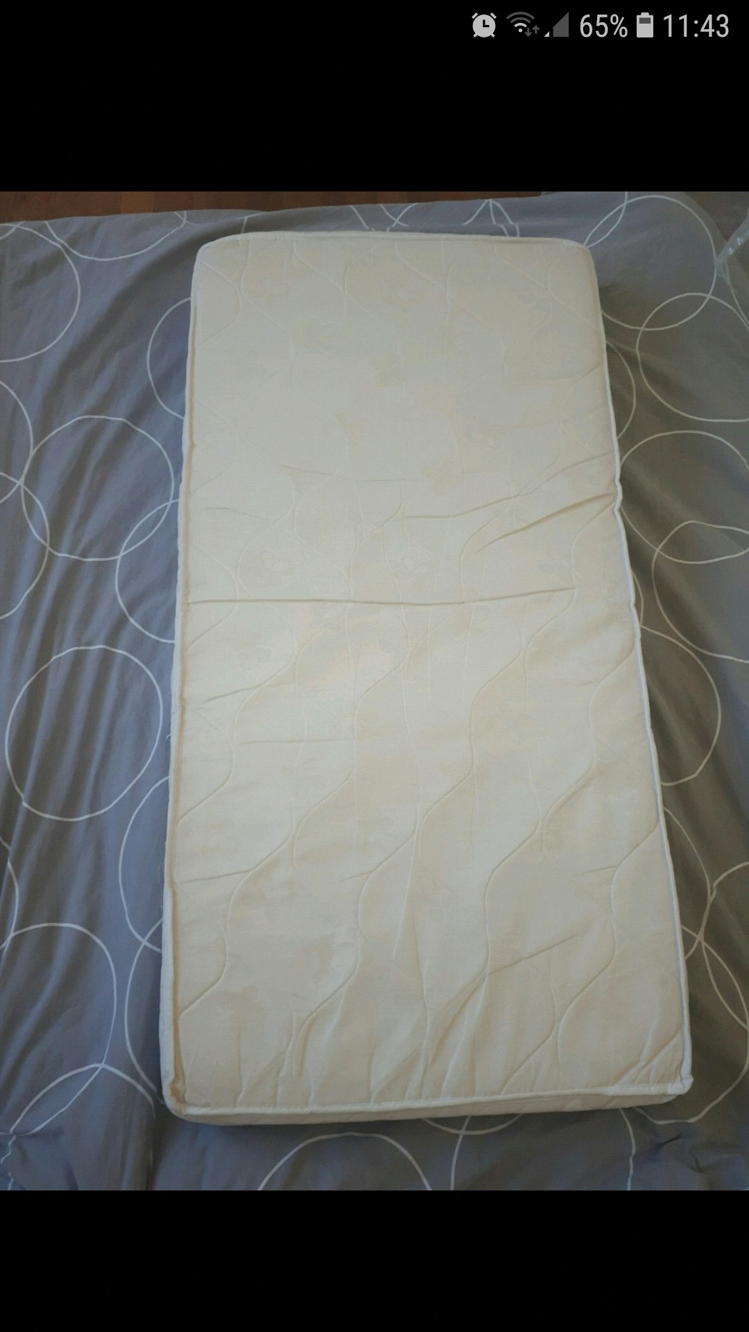 Matelas 60×120×12 cm + plan incliné + cale-bébé - photo numéro 4
