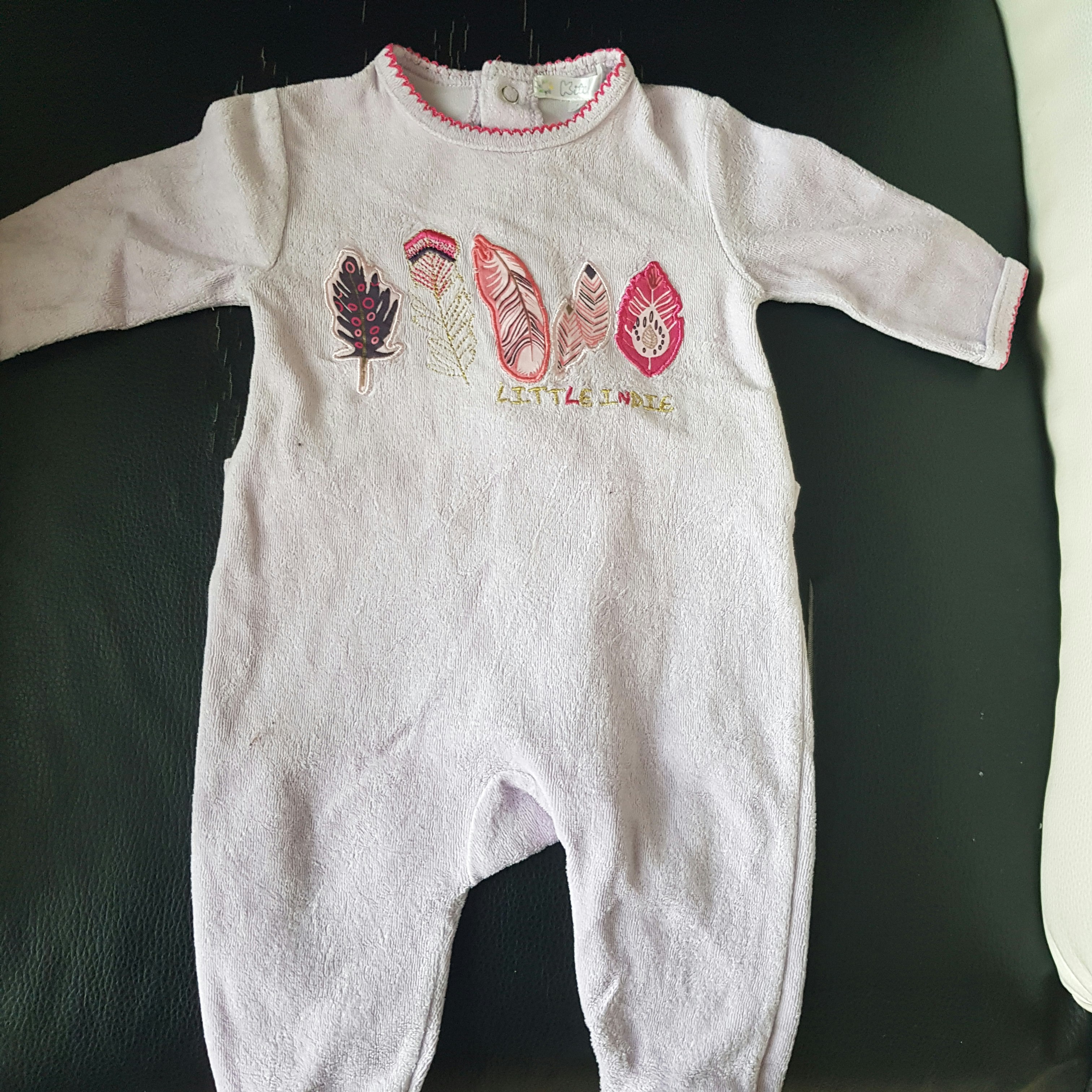 Pyjama mauve 3 mois kitchoun