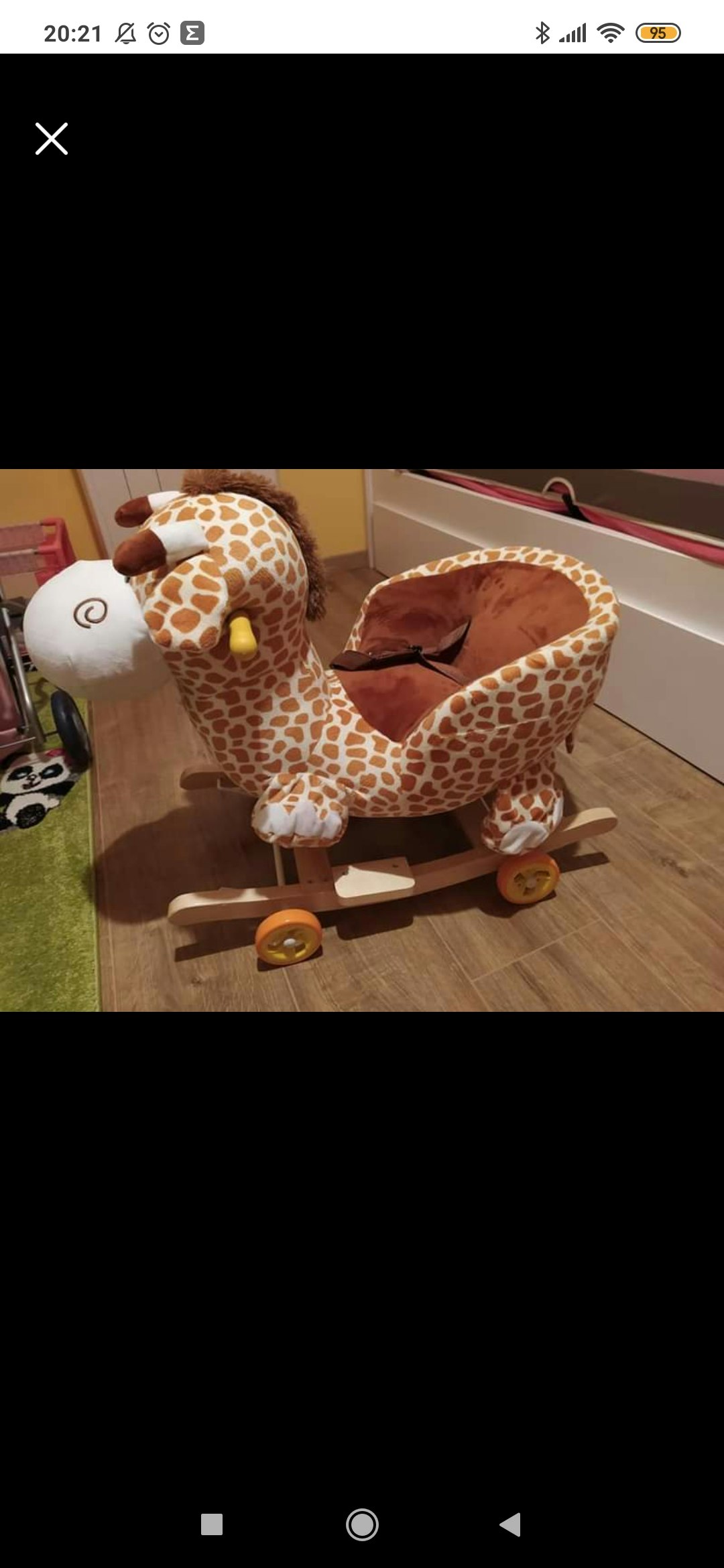 Girafe à bascule/roulettes - photo numéro 2