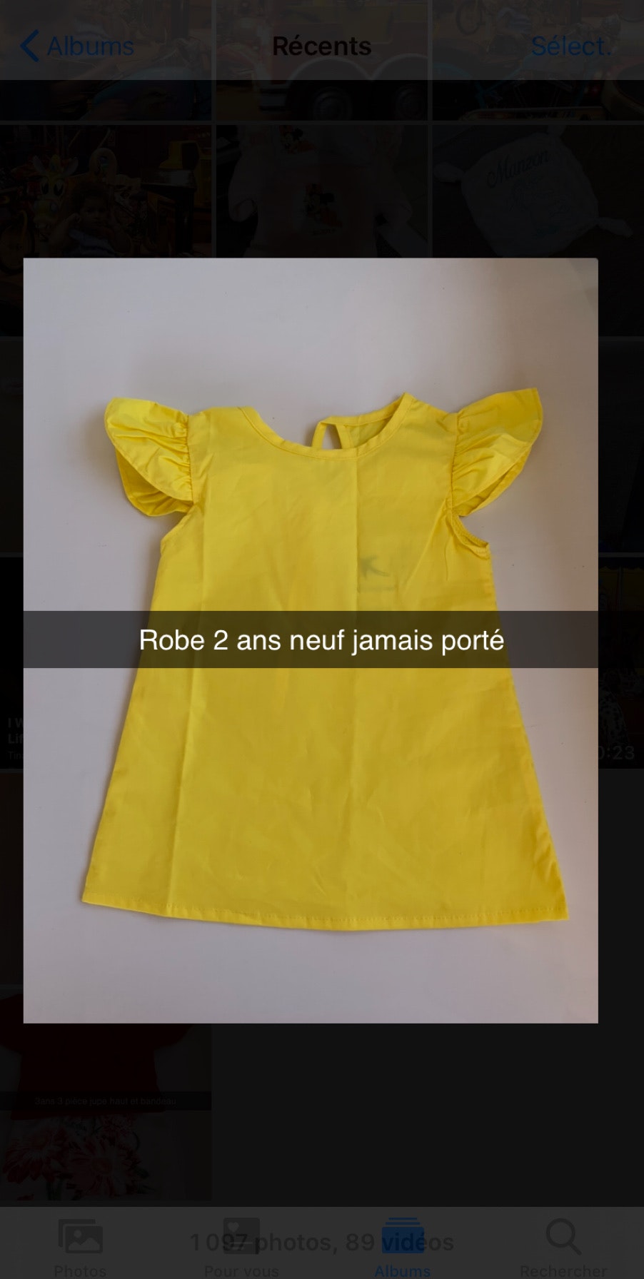 Robe jaune