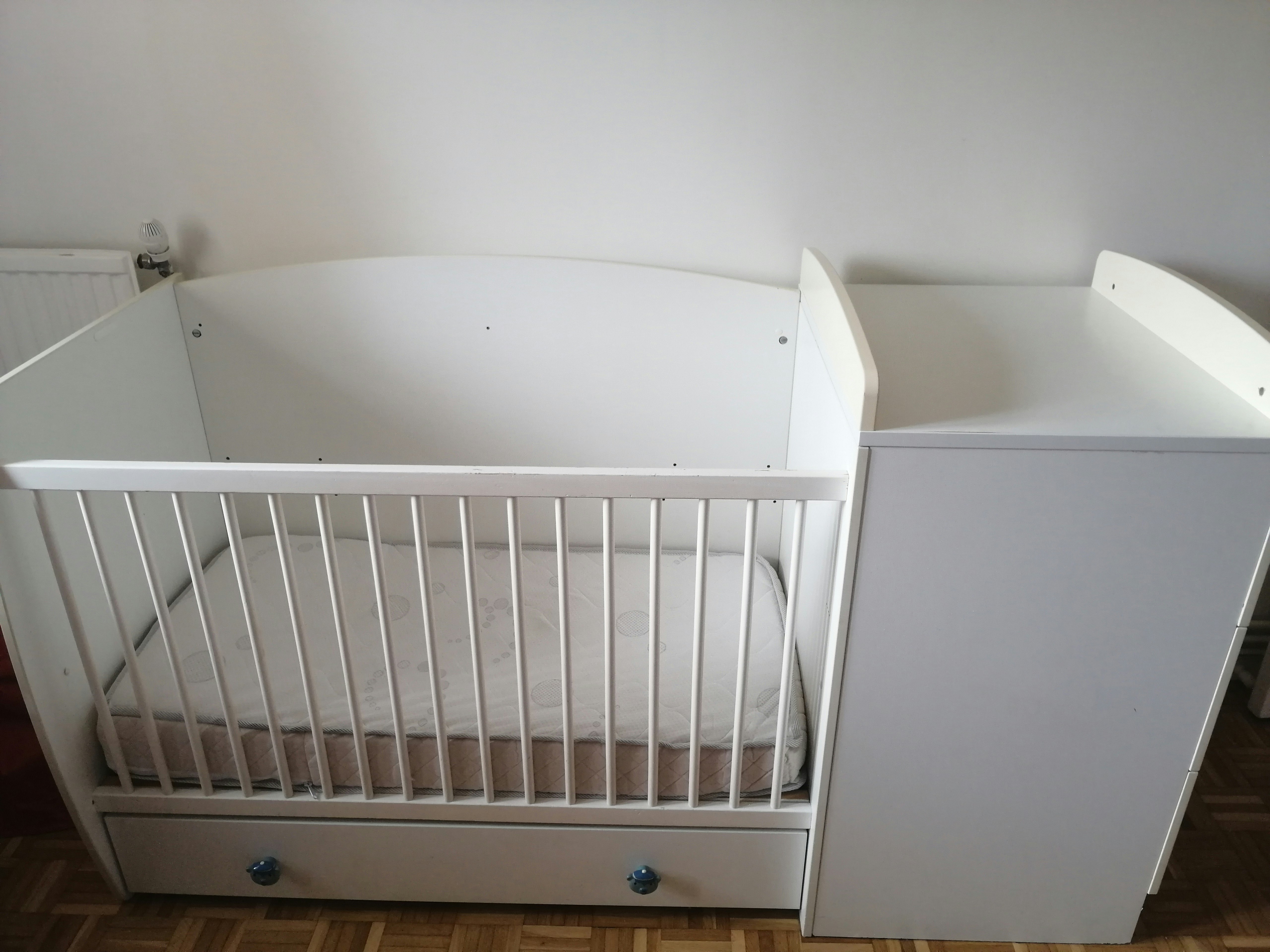 Lit bébé combiné sauthon et matelas