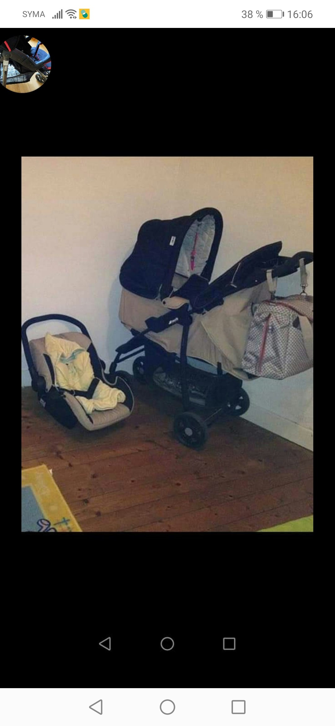 Poussette hauck trio