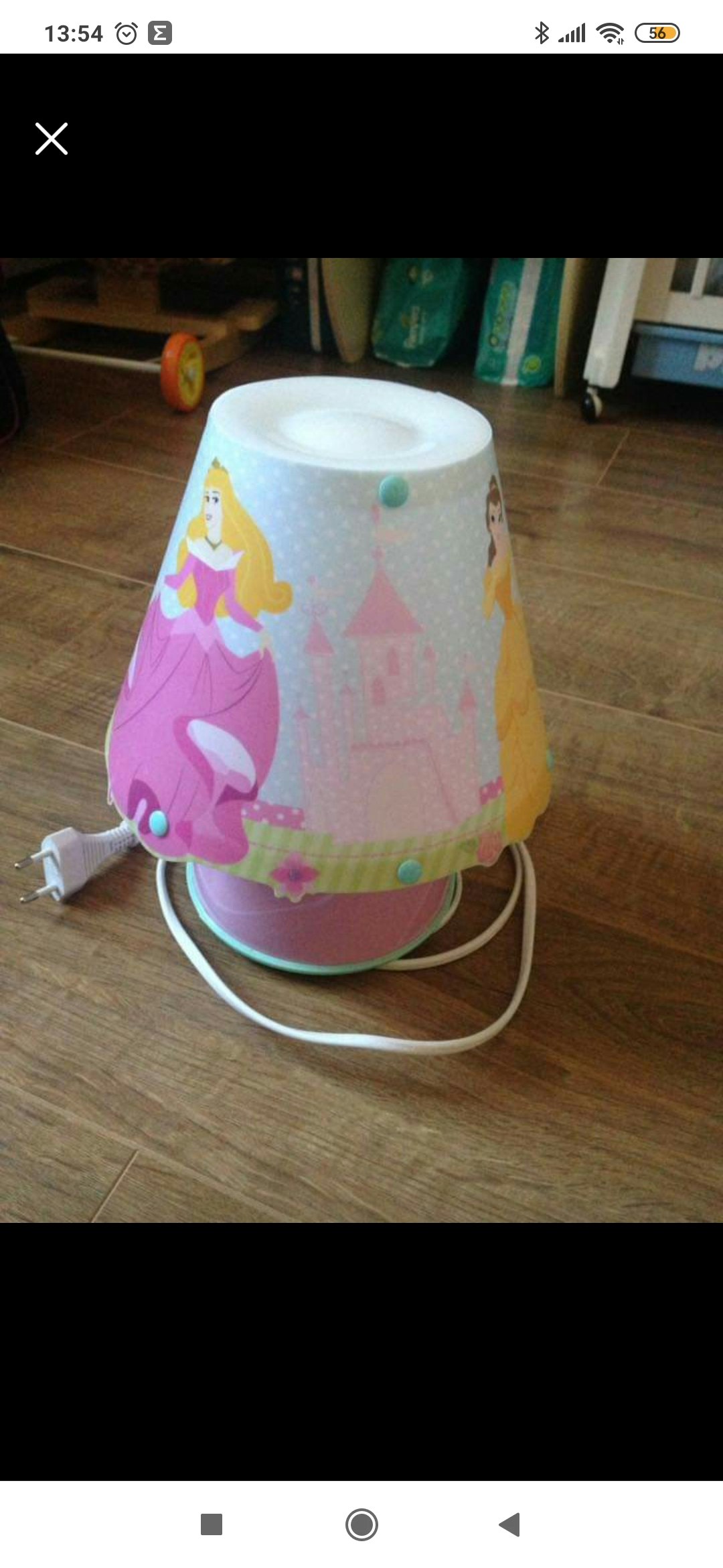 Lampe chevet princesses